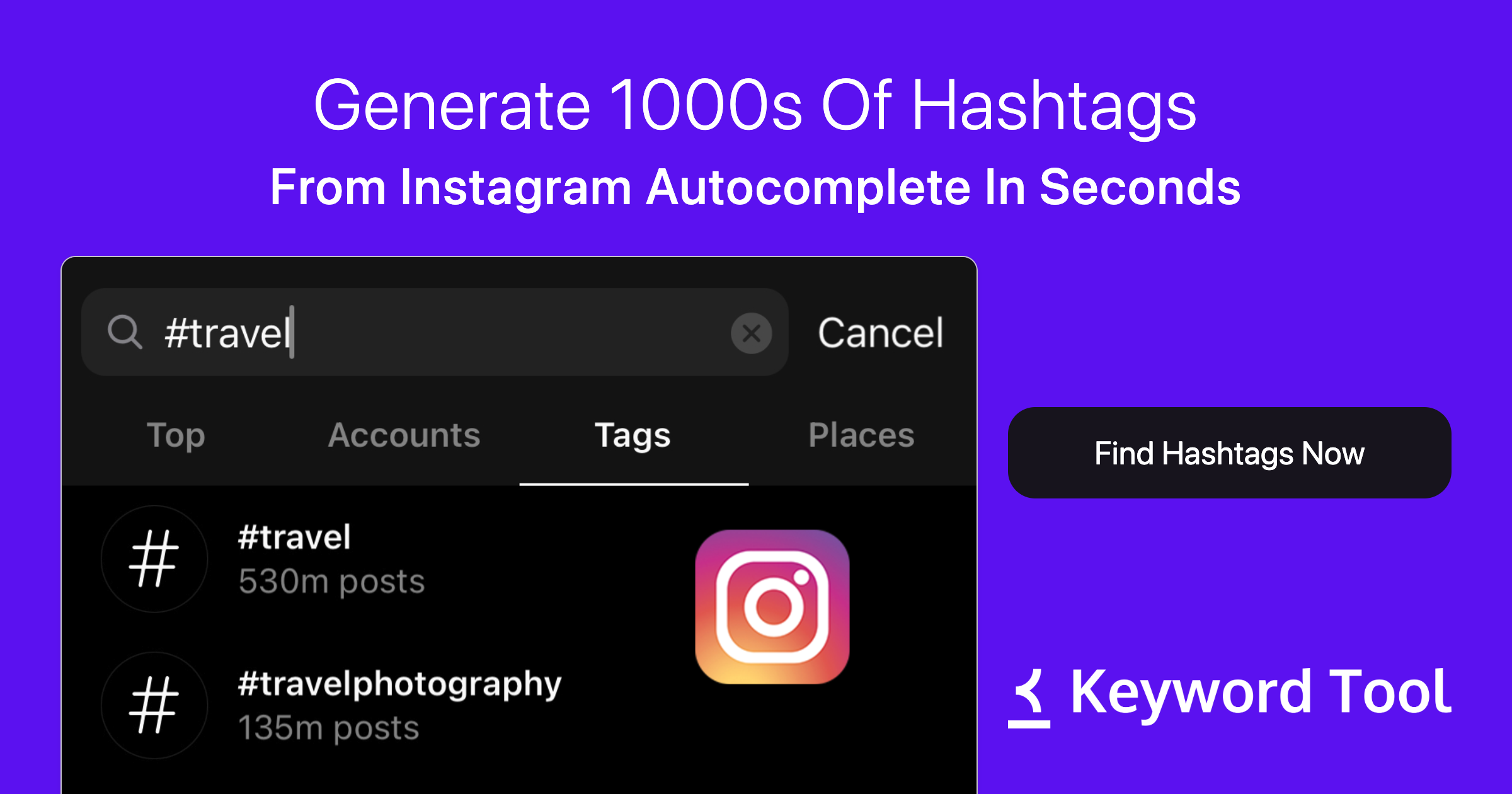 Instagram Hashtag【#】Generator ⚠️【❤️ FREE Likes】