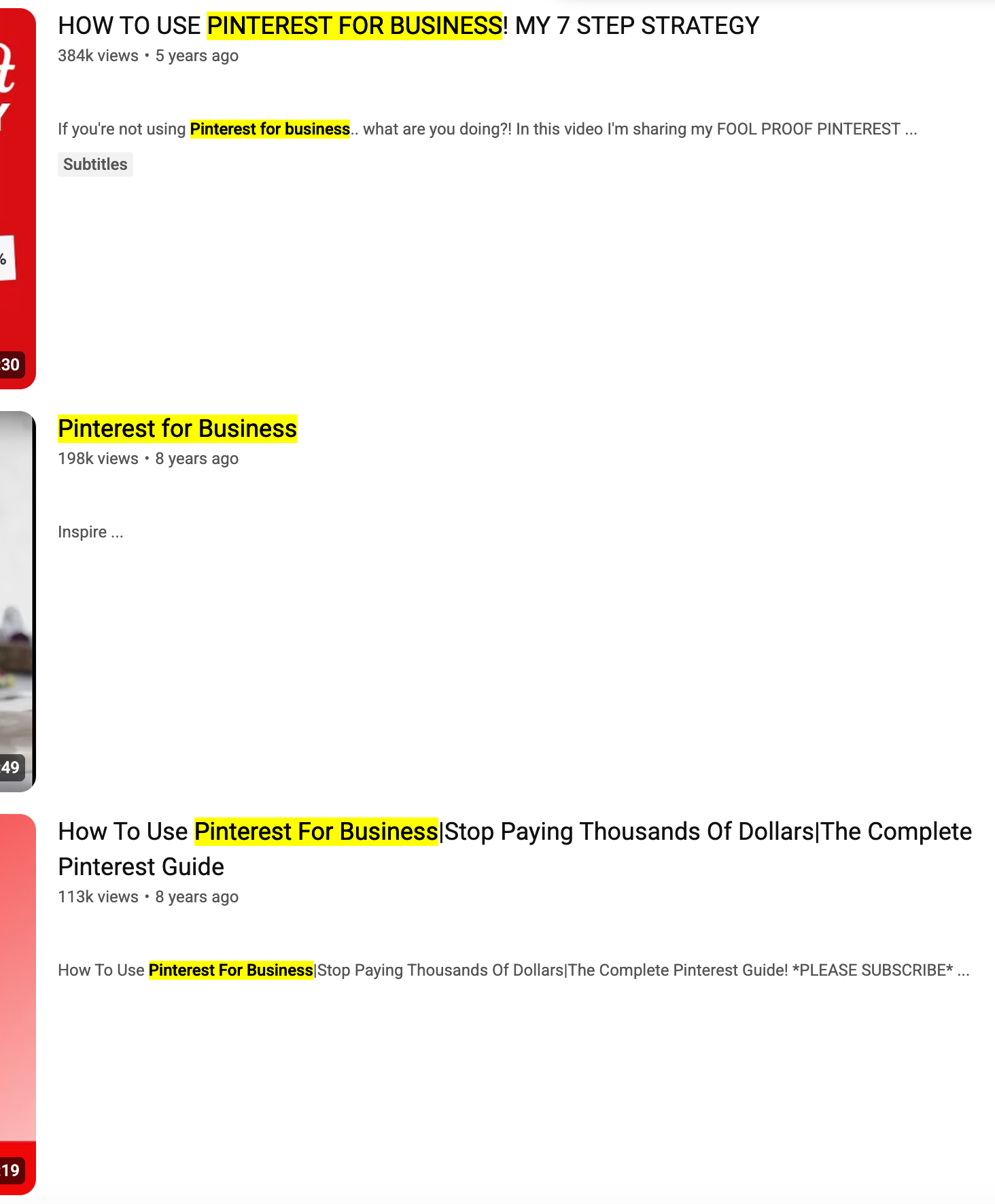 YouTube Keyword Optimization