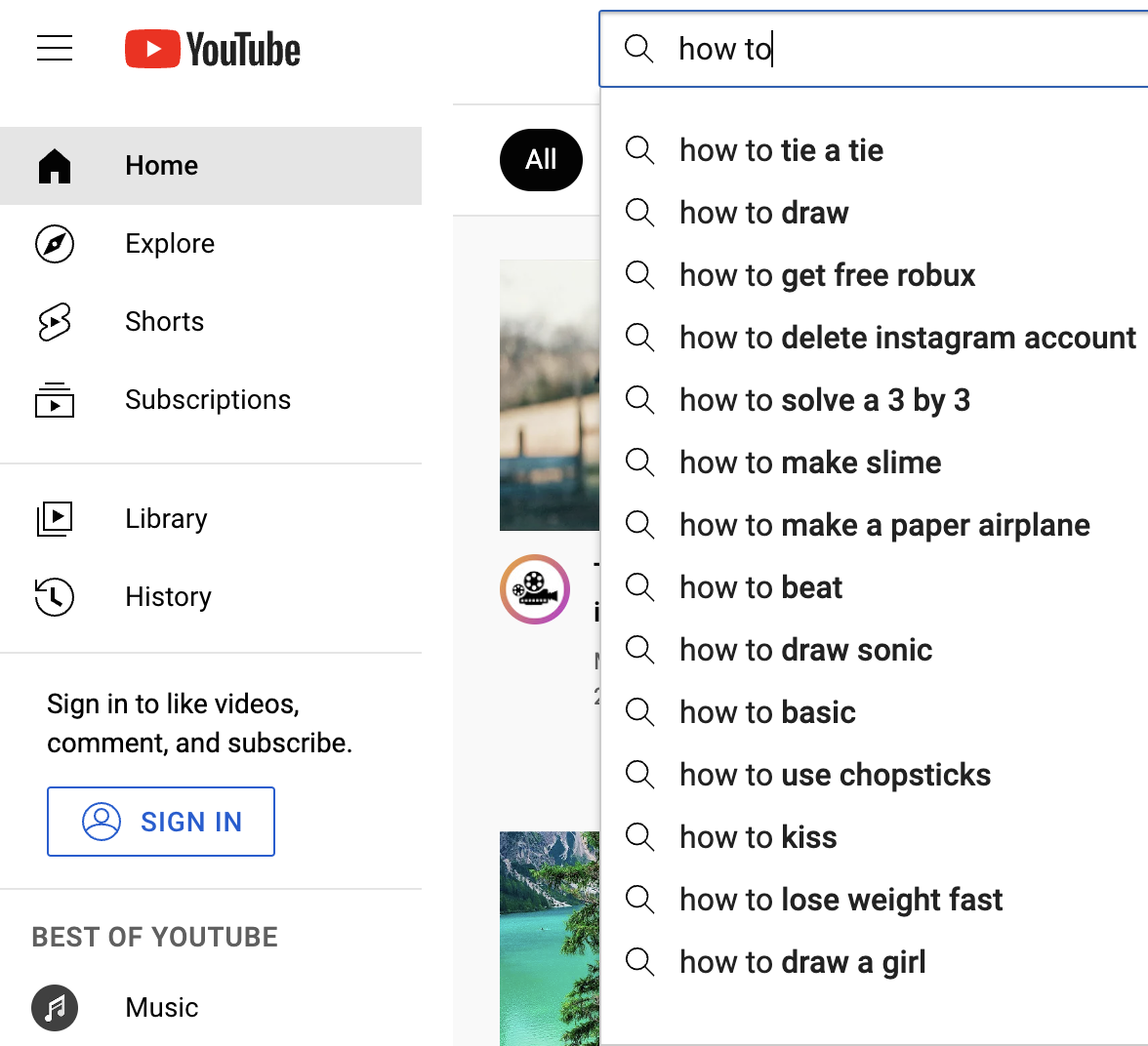 YouTube how to create